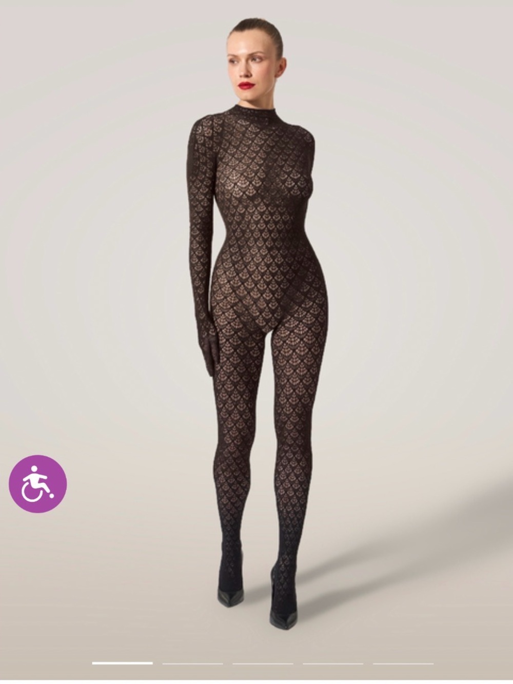Wolford Dark Wood Mermaid Catsuit